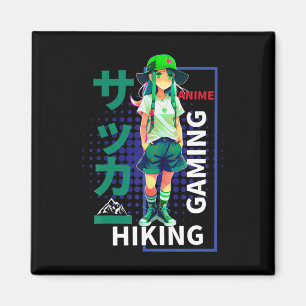 Een meisje dat van Anime houdt Magneet