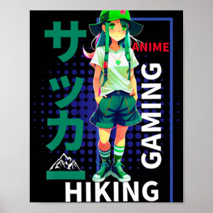 Een meisje dat van Anime houdt Poster