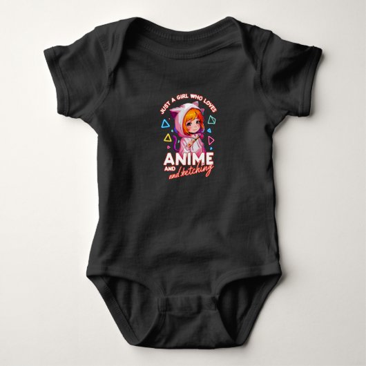 Een meisje dat van anime houdt | T-Shirt (Voorkant)
