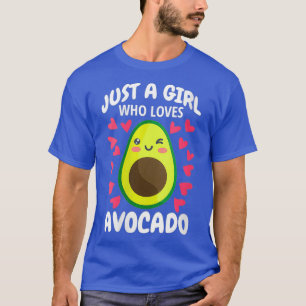 Een meisje dat van Avocado houdt, is gewoon gek op T-shirt
