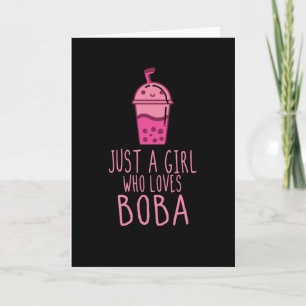 Een meisje dat van Boba houdt Kaart