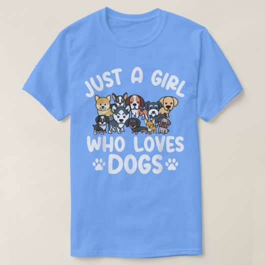 Een meisje dat van D houdt T-shirt (Design voorkant)