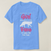 Een meisje dat van Foes houdt T-shirt (Design voorkant)