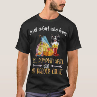 Een meisje dat van Herfst Pumpkin-spice houdt en T-shirt