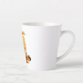 Een meisje dat van Pommeren houdt Latte Mok (Rechts)