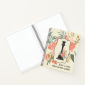 Een meisje dat van schaken houdt | Queen Chess Flo Notitieboek (Binnen)