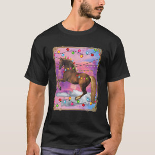 Een meisje die van kerstmis houdt t-shirt