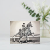 Een meisje en een droom van Linda Dalziel Briefkaart (Staand voorkant)