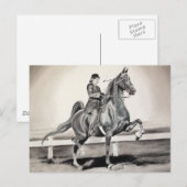 Een meisje en een droom van Linda Dalziel Briefkaart (Voorkant / Achterkant)