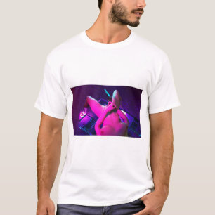 Een meisje en een pistool - Kunstprint T-shirt