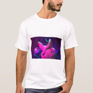 Een meisje en een pistool - Kunstprint T-shirt