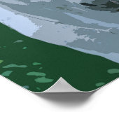 Een meisje en een wit paard | POSTER (Hoek)