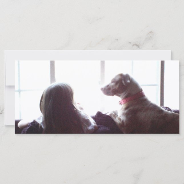 Een meisje en haar Bladwijzer Puppy (Voorkant)
