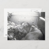 Een meisje en haar hond.. briefkaart (Voorkant / Achterkant)