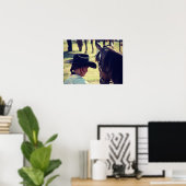 Een meisje en haar paard poster (Thuiskantoor)