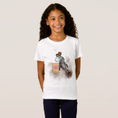 Een meisje en haar paard! t-shirt (Voorkant volledig)