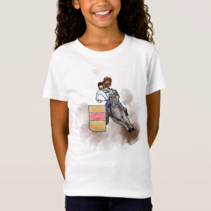 Een meisje en haar paard! t-shirt