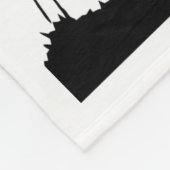 Een meisje en haar paardenliefde passen achtergron fleece deken (Hoek)