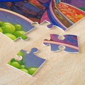 Een meisje en haar Ramen Anime Legpuzzel (Zijkant)