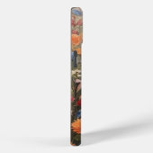 Een meisje en vol bloemen iPhone 15 Hoesje (Achterkant / Rechts)