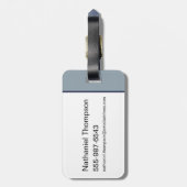 "Een meisje heeft geen naam" Arya Stark Graphic Bagagelabel (Achterkant verticaal)