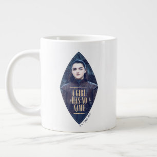 "Een meisje heeft geen naam" Arya Stark Graphic Grote Koffiekop