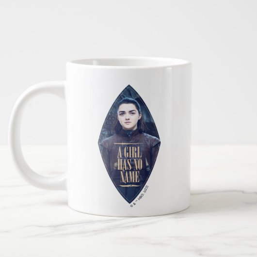 "Een meisje heeft geen naam" Arya Stark Graphic Grote Koffiekop (Links)