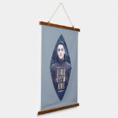 "Een meisje heeft geen naam" Arya Stark Graphic Hangend Wandkleed (Gebogen)