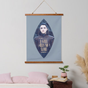 "Een meisje heeft geen naam" Arya Stark Graphic Hangend Wandkleed