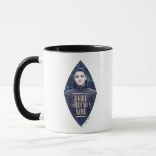 "Een meisje heeft geen naam" Arya Stark Graphic Mok