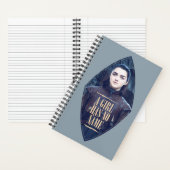"Een meisje heeft geen naam" Arya Stark Graphic Notitieboek (Binnen)