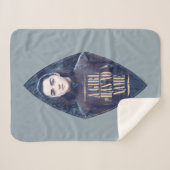 "Een meisje heeft geen naam" Arya Stark Graphic Sherpa Deken (Voorkant (horizontaal))