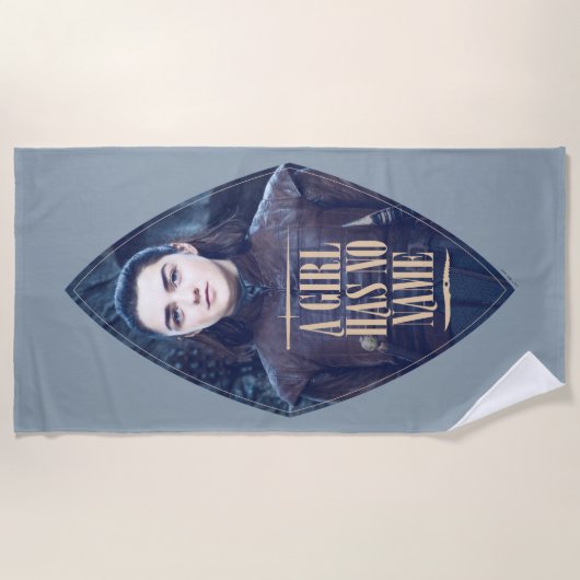 "Een meisje heeft geen naam" Arya Stark Graphic Strandlaken (Voorkant)
