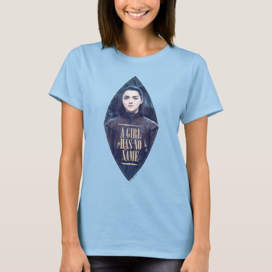"Een meisje heeft geen naam" Arya Stark Graphic T-shirt (Voorkant)