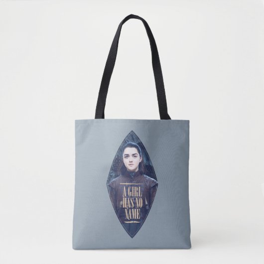 "Een meisje heeft geen naam" Arya Stark Graphic Tote Bag (Voorkant)