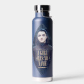 "Een meisje heeft geen naam" Arya Stark Graphic Waterfles (Links)