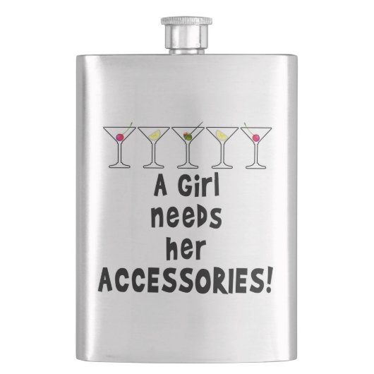 EEN MEISJE HEEFT HAAR ACCESSOIRES NODIG HEUPFLES (Voorkant)