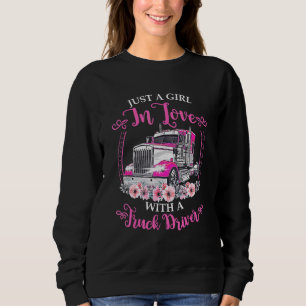 Een meisje in liefde met een vrachtwagenchauffeur trui