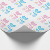 een meisje jongen cadeaupapier (Hoek)