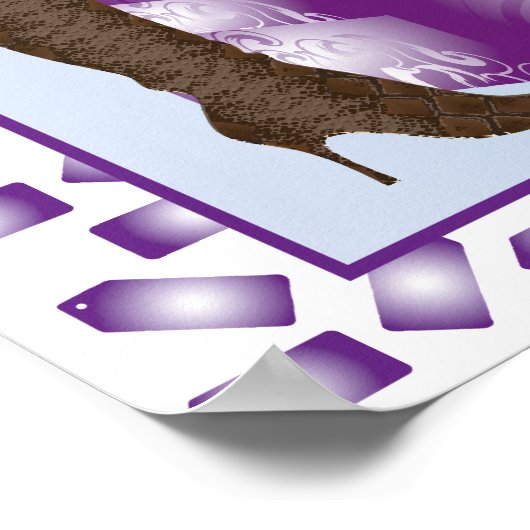 Een meisje kan nooit genoeg Poster hebben (Hoek)