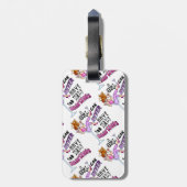 Een meisje kan nooit te veel MARTINIS hebben Bagagelabel (Achterkant verticaal)