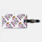 Een meisje kan nooit te veel MARTINIS hebben Bagagelabel (Achterkant horizontaal)