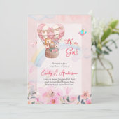 Een meisje krijgen! Deel het gelukkige nieuws over Kaart (Staand voorkant)