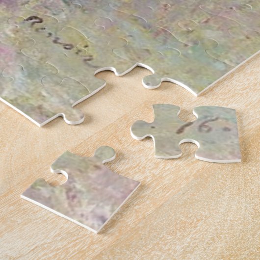 Een meisje met een gieter: Pierre-Auguste Renoir Legpuzzel (Zijkant)