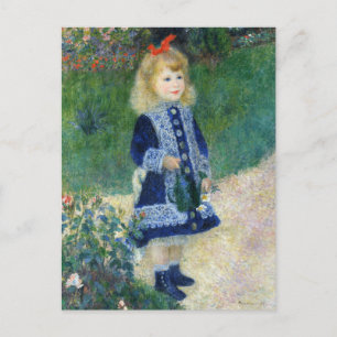 Een meisje met een gieter van Auguste Renoir Briefkaart