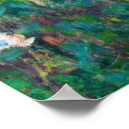 Een meisje met een gieter van Pierre Renoir Poster (Hoek)