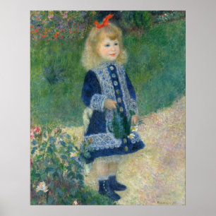 Een meisje met een gietkan (1876) Auguste Renoir Poster