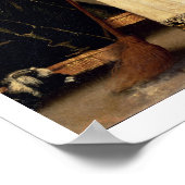 Een meisje met een kamer poster (Hoek)