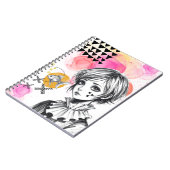 Een meisje met een vis | Notitieboek Journal (Linkerzijde)