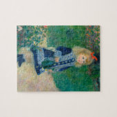 Een meisje met een waterbad legpuzzel (Horizontaal)